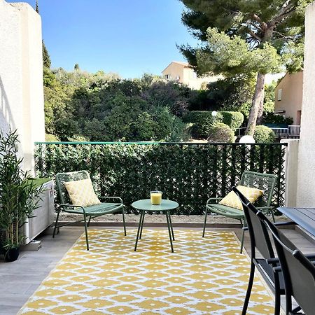 Studio 110 Grande Terrasse Proche Mer Bandol Esterno foto