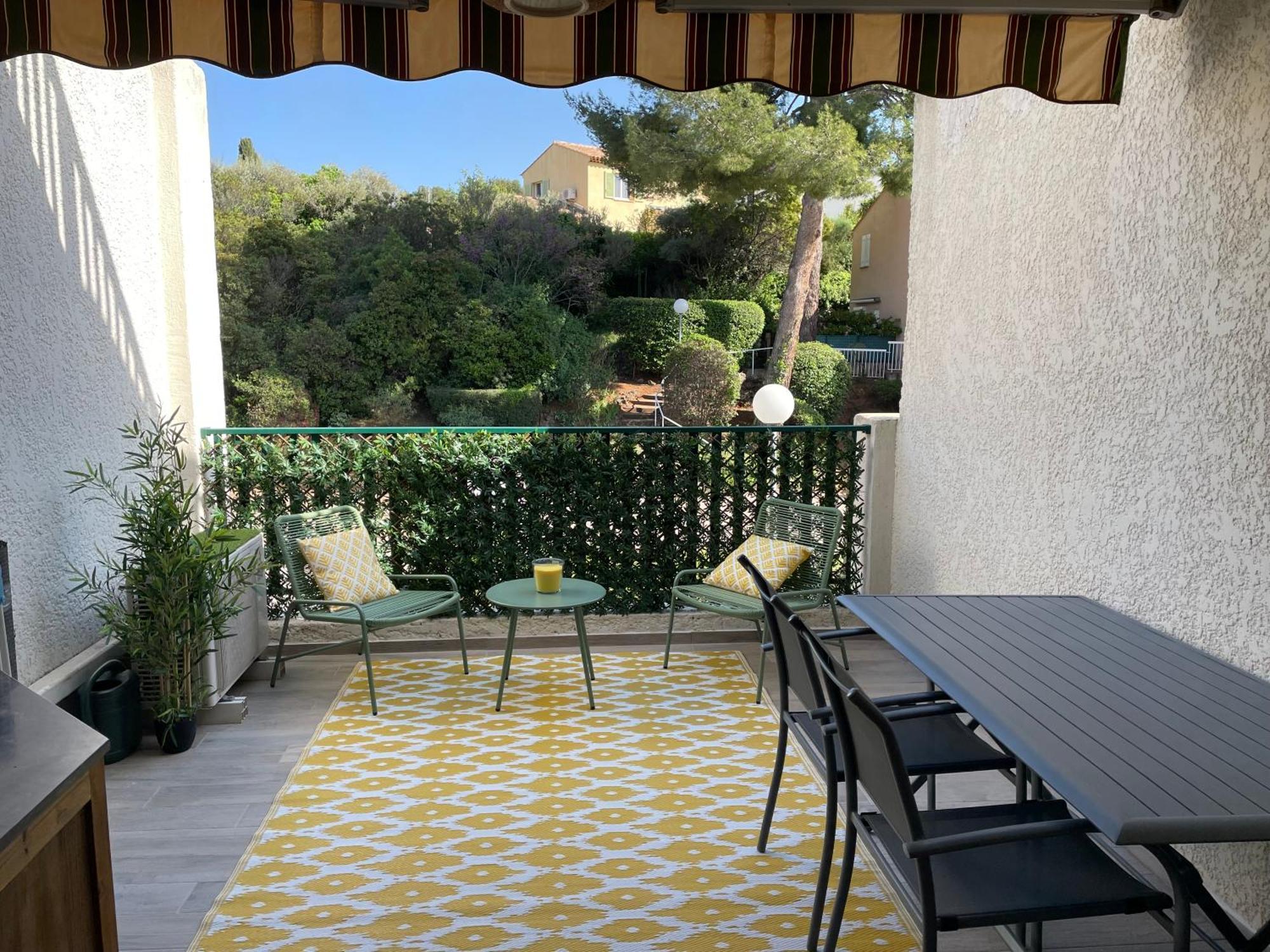 Studio 110 Grande Terrasse Proche Mer Bandol Esterno foto